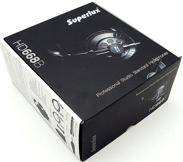 Картнонная коробка с наушниками Superlux HD668B